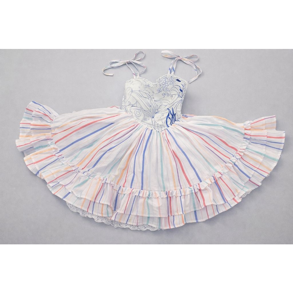 The Paper Doll “Where the People Are” Dress 7/8 NWT Bloomers Petticoat Pink Box
